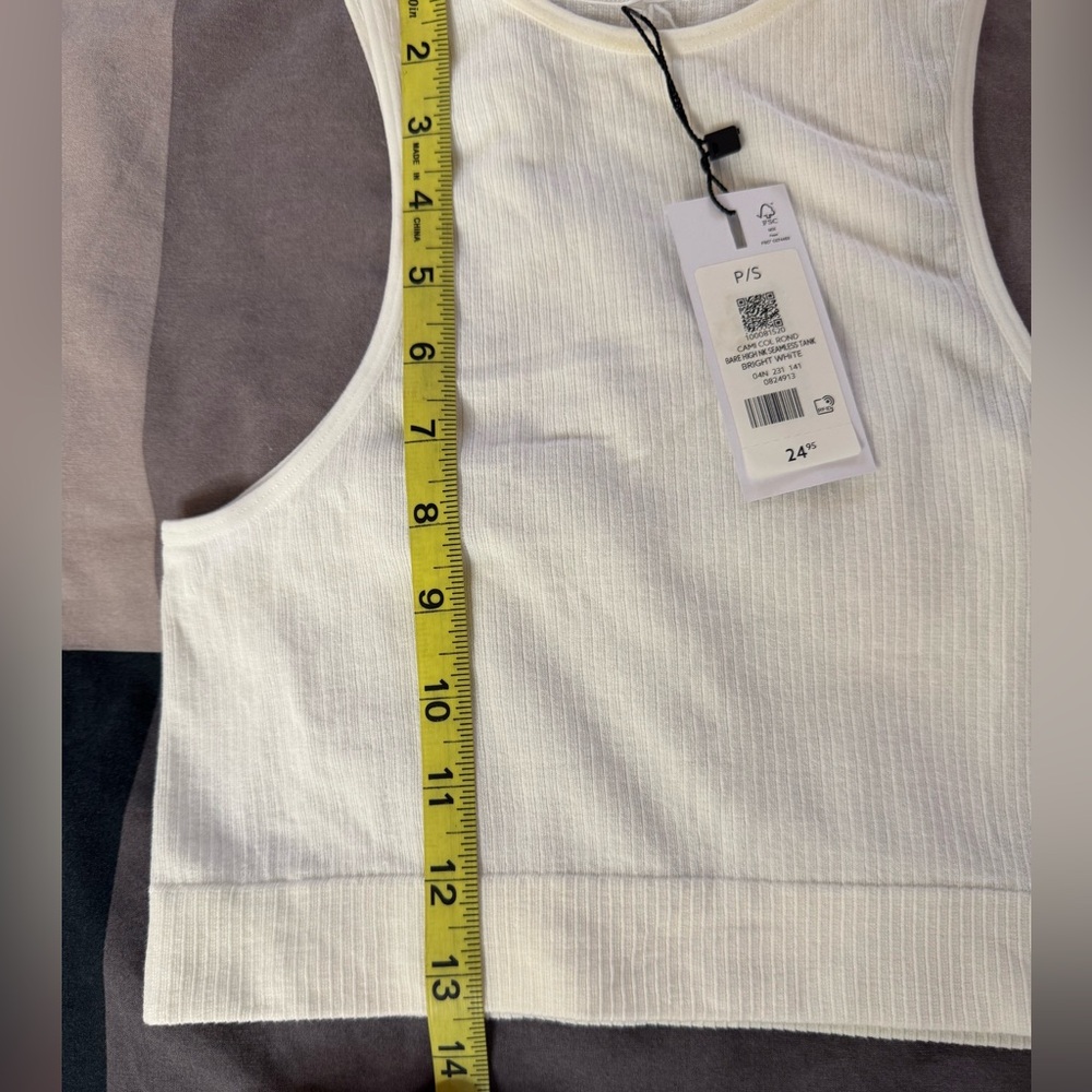 Dynamite Cream Ribbed Tank Top - Picture 4 of 7